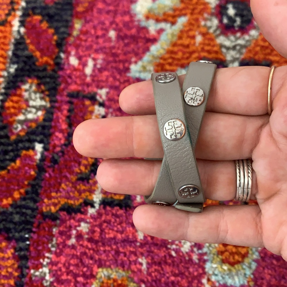 Gray Tory Burch Wrap Bracelet